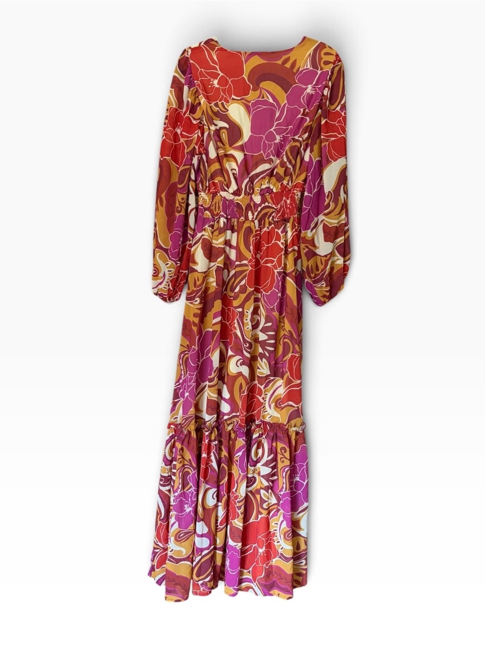 Flying Tomato Pink & Red Paisley Maxi Dress - Picture 2 of 7